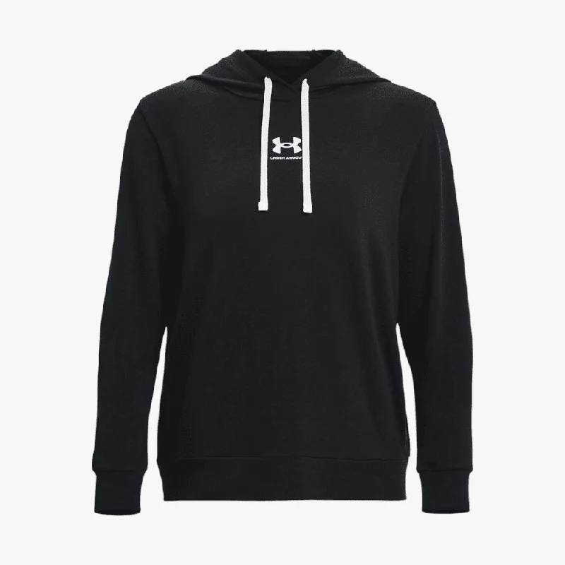 Under Armour Womens Rival Terry Hoodie 001 Black