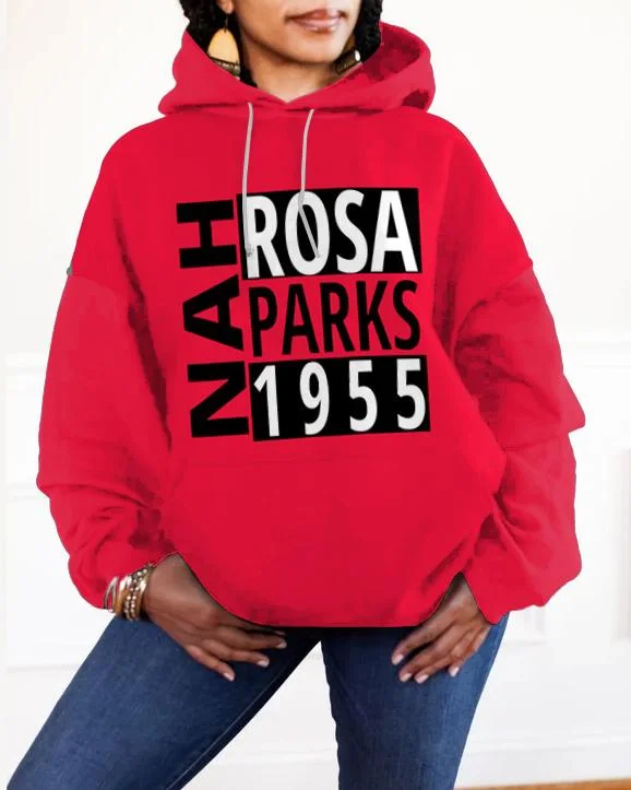 Nah Rosa Parks 1955 Long-sleeved Hoodie