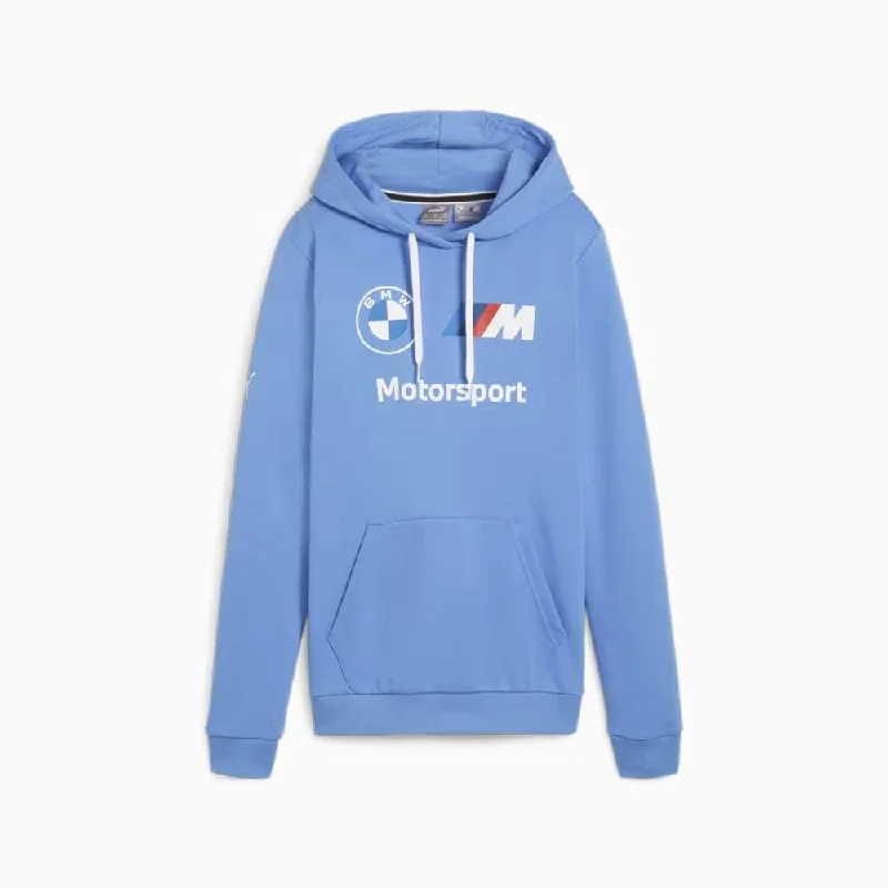 Puma Womens Bmw Mms Ess Hoodie Ft Blue