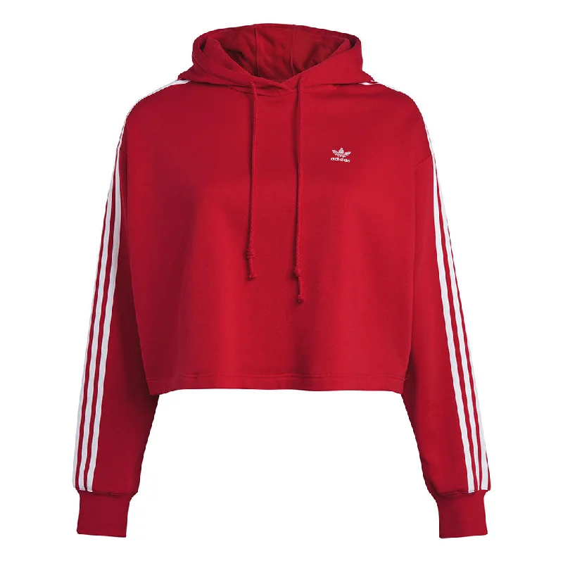 adidas - Women's Adicolor Crop Hoodie (Plus Size) (HY8302)