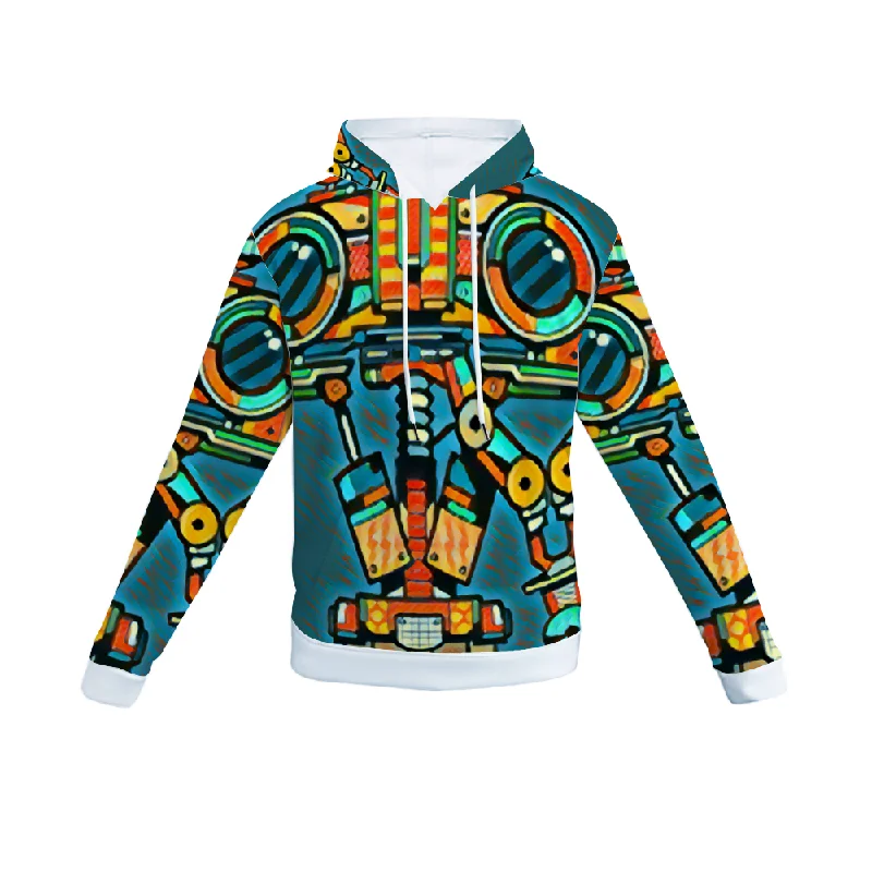 Customizable Unisex All Over Print Plush Hoodies with Pockets