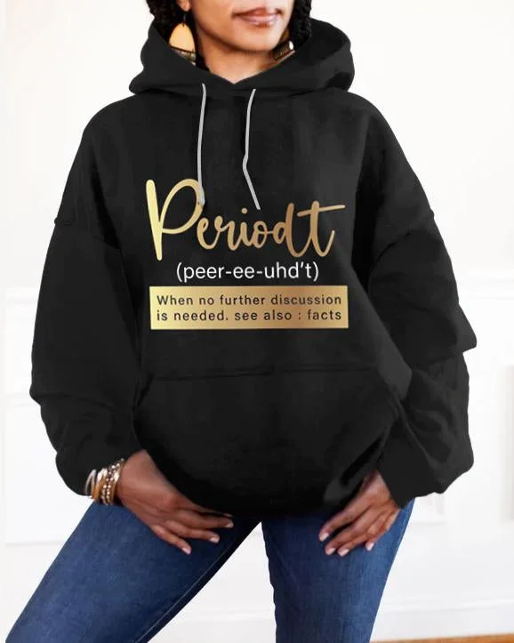 Periodt Women Long-sleeved Hoodie