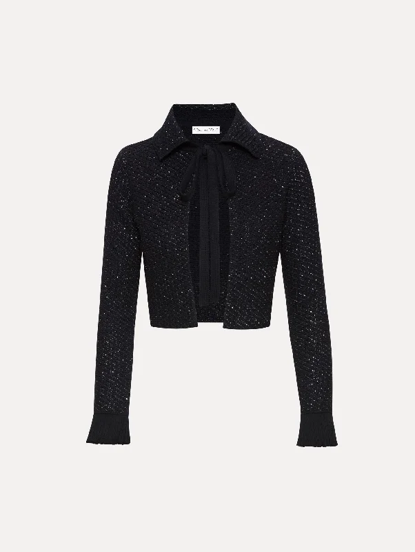 Sequin Tweed Jacket