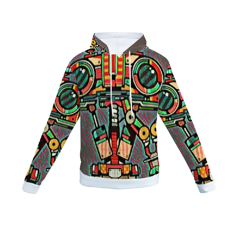 Customizable Unisex All Over Print Plush Hoodies with Pockets