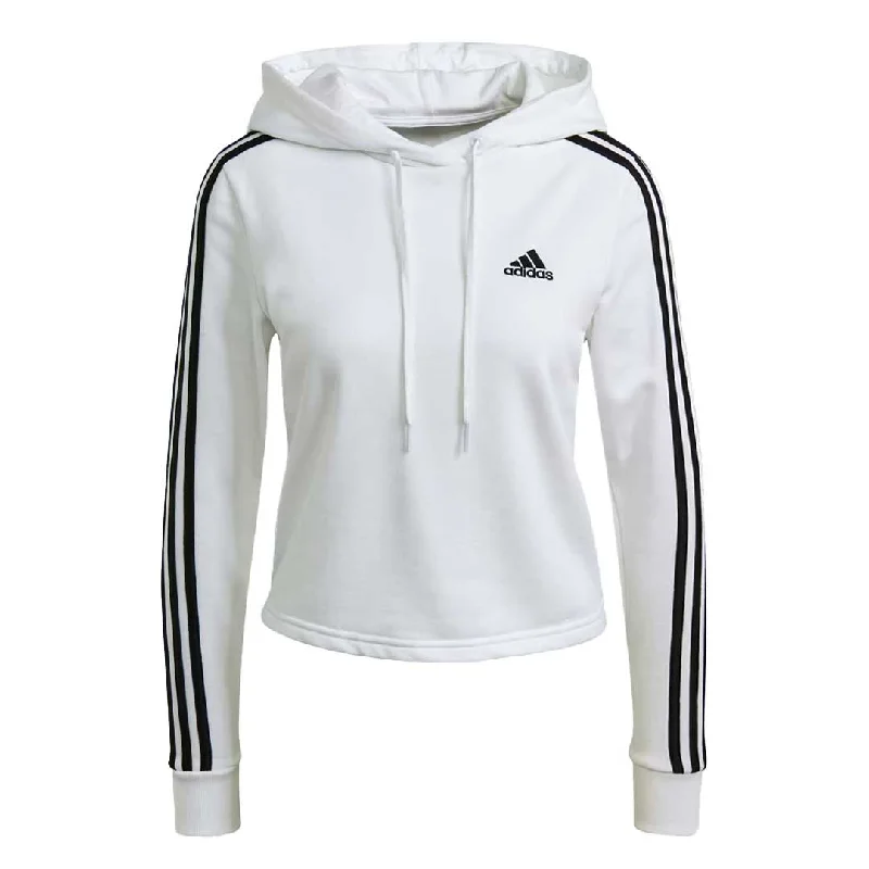 adidas - Women's Essentials 3-Stripes Cropped Hoodie (GM5574)