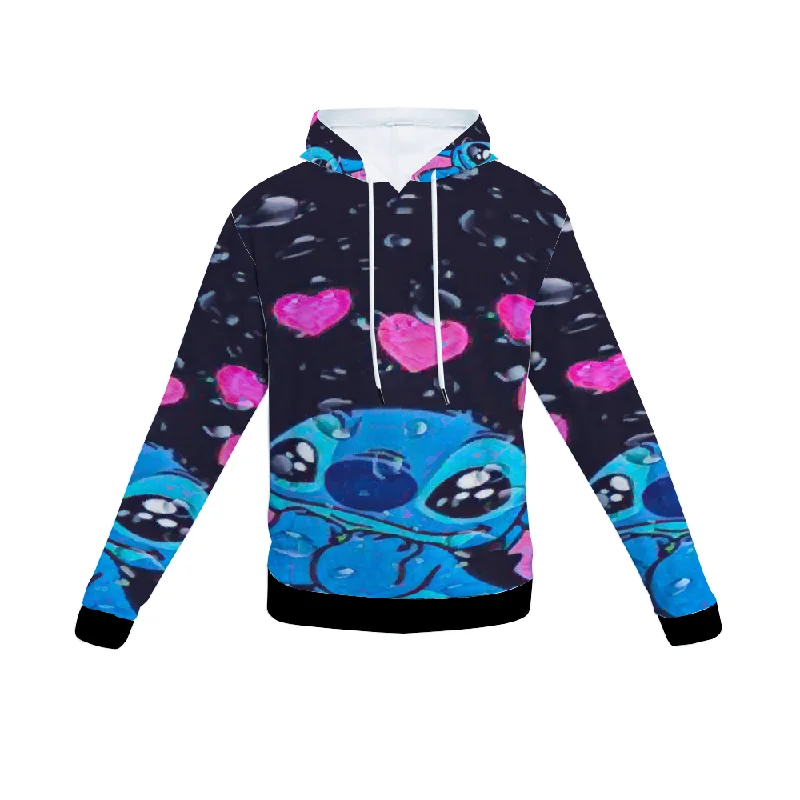 Customizable Unisex All Over Print Plush Hoodies with Pockets