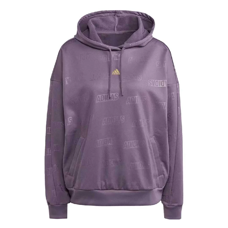 adidas - Women's Embossed Monogram Fleece Hoodie (IM2585)