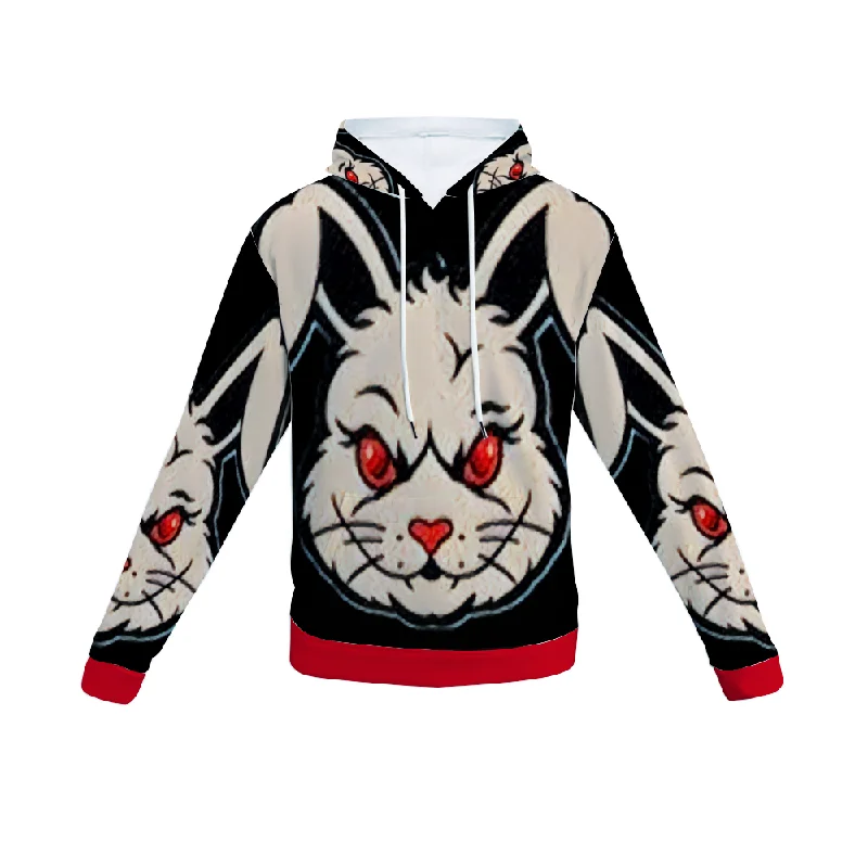 Customizable Unisex All Over Print Plush Hoodies with Pockets