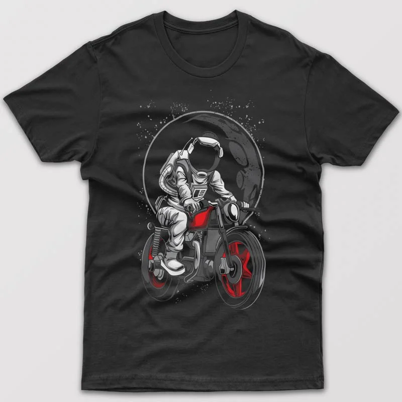 Astronaut Biker - T-shirt