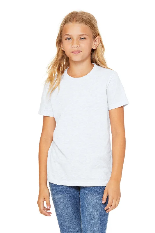 Bella + Canvas Youth Jersey Short Sleeve Crewneck T-Shirt - Ash Grey