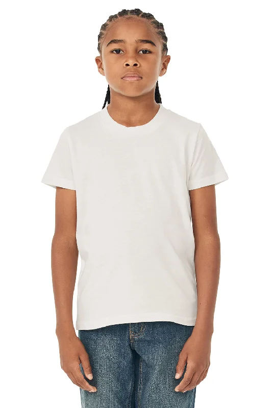 Bella + Canvas Youth Jersey Short Sleeve Crewneck T-Shirt - Vintage White