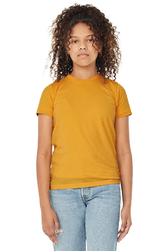 Bella + Canvas Youth Short Sleeve Crewneck T-Shirt - Mustard Yellow