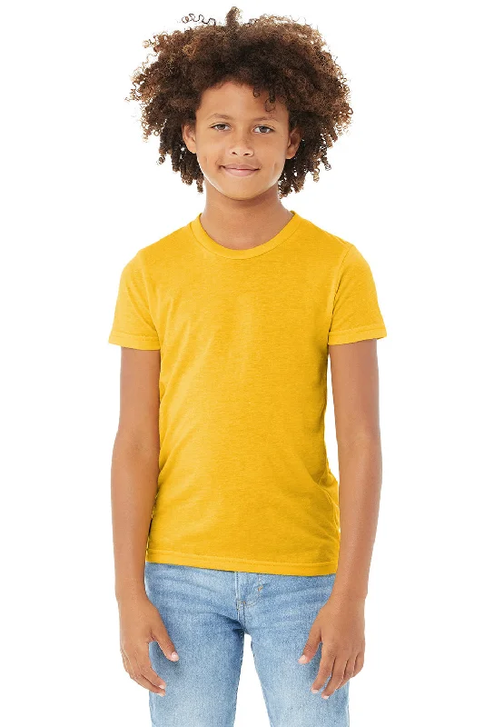 Bella + Canvas Youth Short Sleeve Crewneck T-Shirt - Yellow Gold