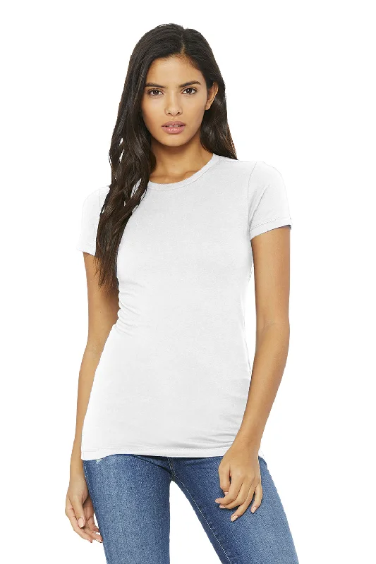 Bella + Canvas Womens The Favorite Short Sleeve Crewneck T-Shirt - White