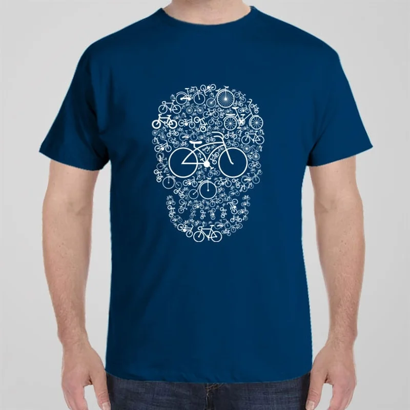 Bicycle Skull - T-shirt