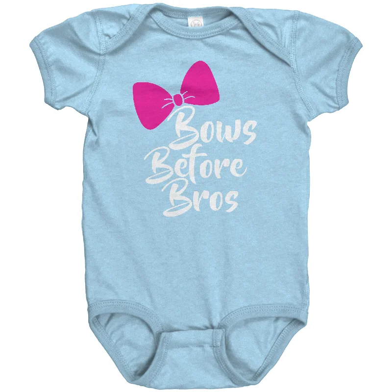 Bows Before Bros Snap Baby Bodysuit