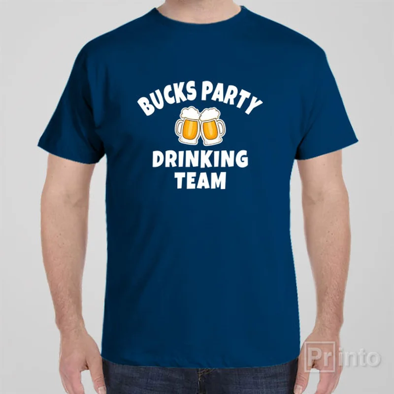 Bucks party drinking team - T-shirt