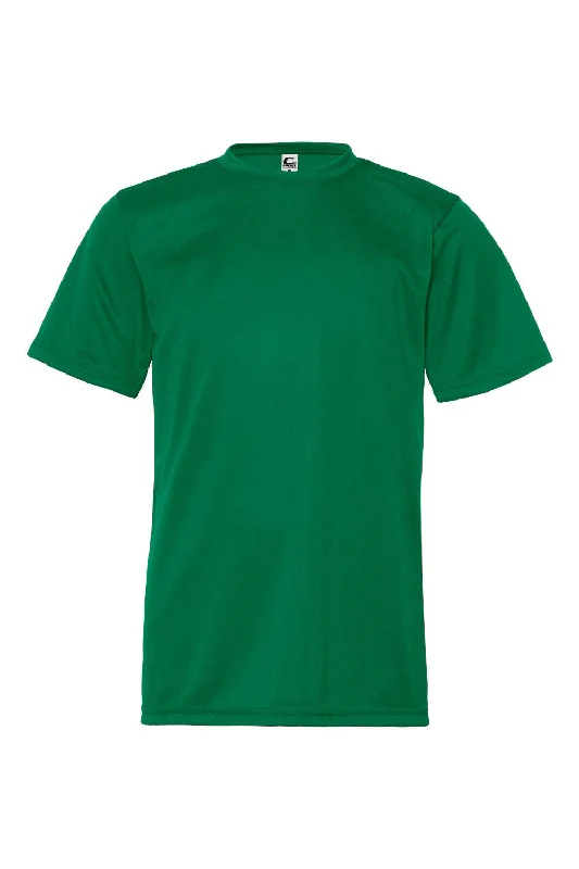 C2 Sport Youth Performance Moisture Wicking Short Sleeve Crewneck T-Shirt - Kelly Green