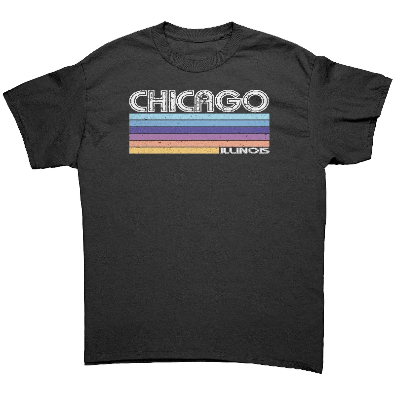 CHICAGO, ILLINOIS Retro 70’s 80’s Look Unisex T-SHIRT