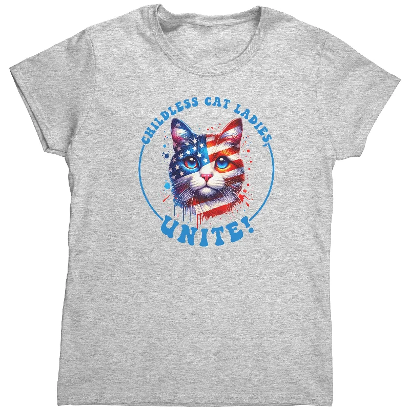 CHILDLESS CAT LADIES For HARRIS 2024 UNITE Women's T-Shirt