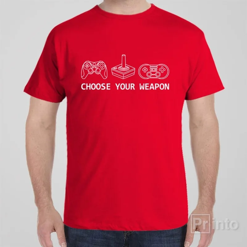 Choose your weapon (joysticks) - T-shirt