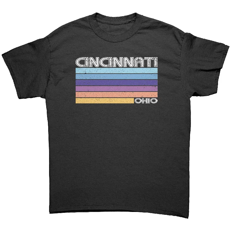 CINCINNATI, OHIO Retro 70’s 80’s Look Unisex T-SHIRT