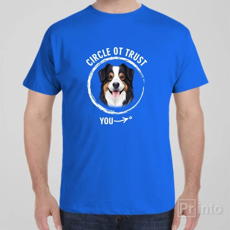 Circle of trust (Australian Shepherd) - T-shirt