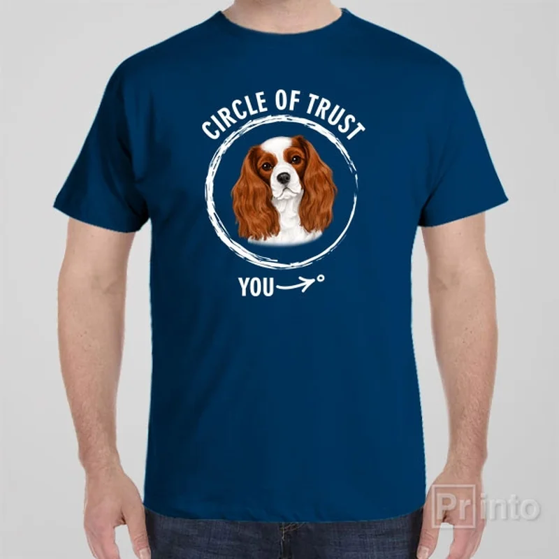 Circle of trust (Cavalier King Charles Spaniel) - T-shirt