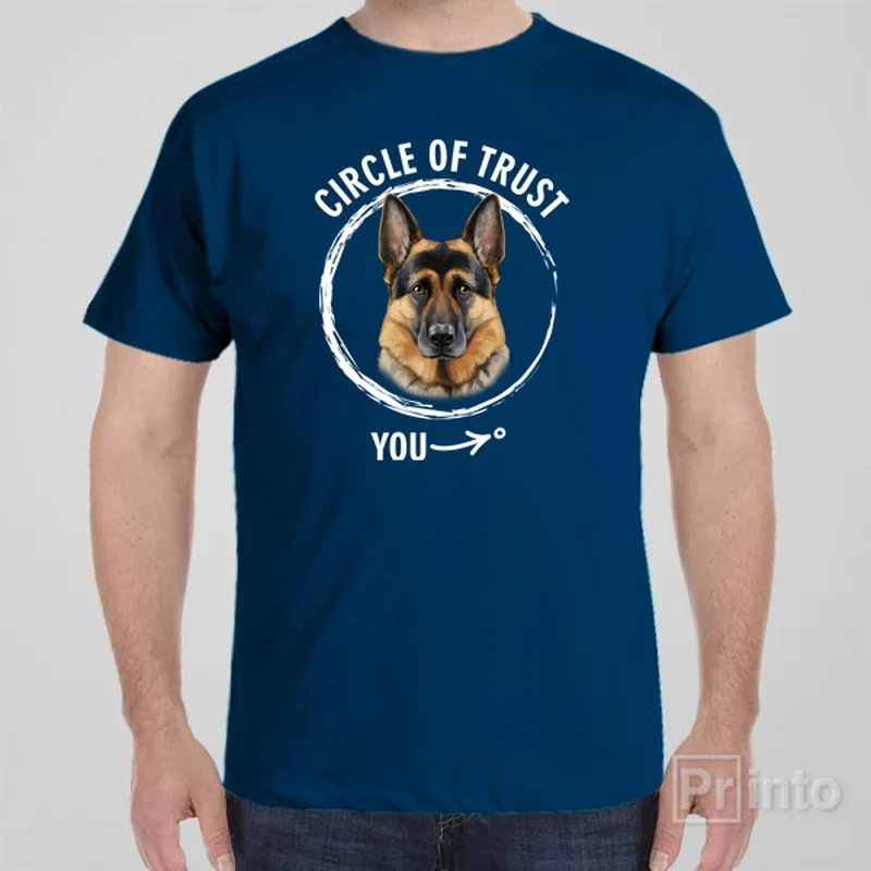 Circle of trust (German Shepherd) - T-shirt