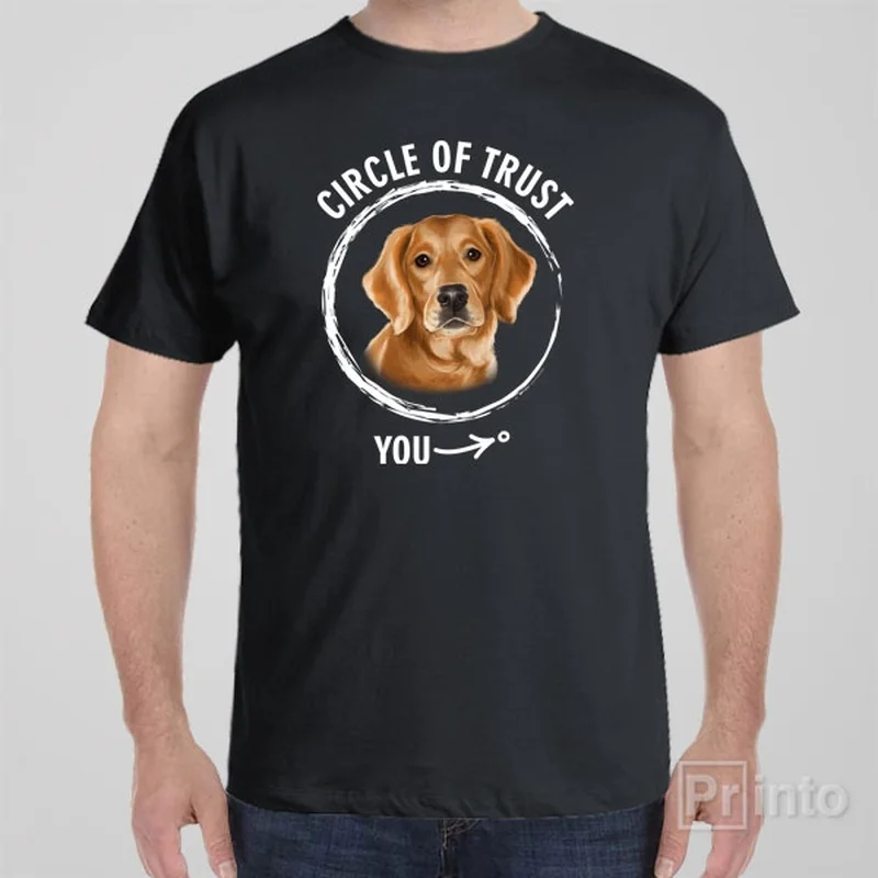 Circle of trust (Golden retriever) - T-shirt