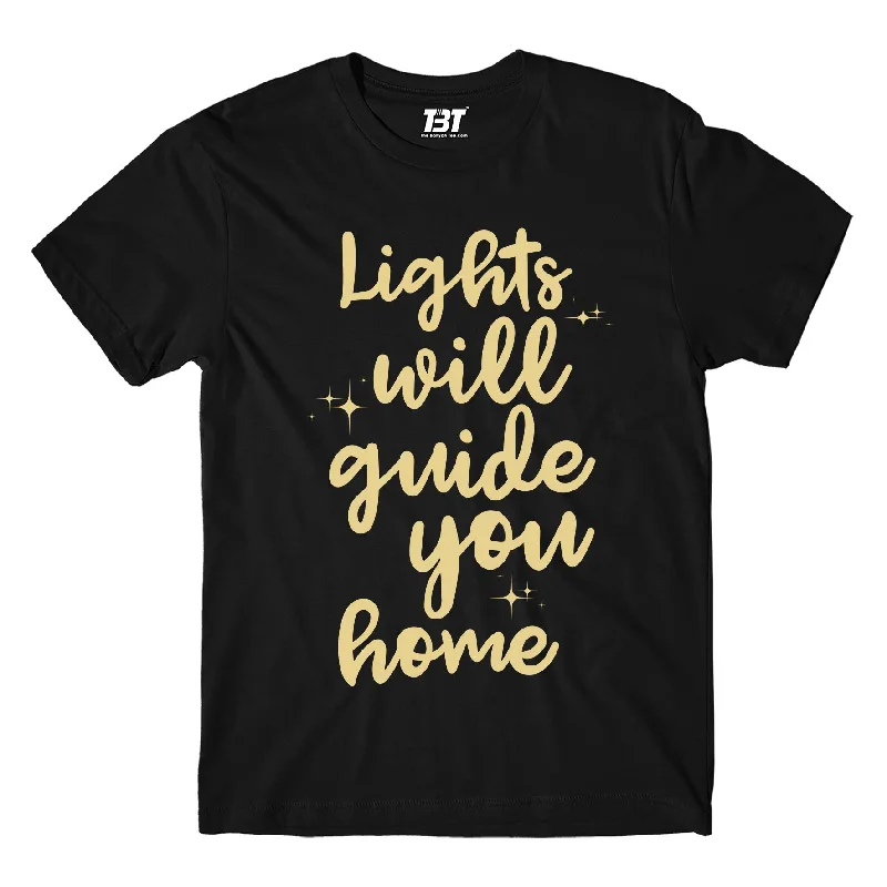 Coldplay T shirt - Lights Will Guide You Home