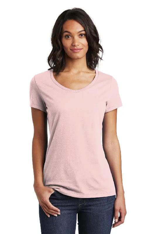 District Womens Very Important Short Sleeve V-Neck T-Shirt - Dusty Lavender