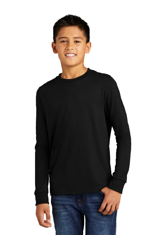 District Youth Perfect Tri Long Sleeve Crewneck T-Shirt - Black