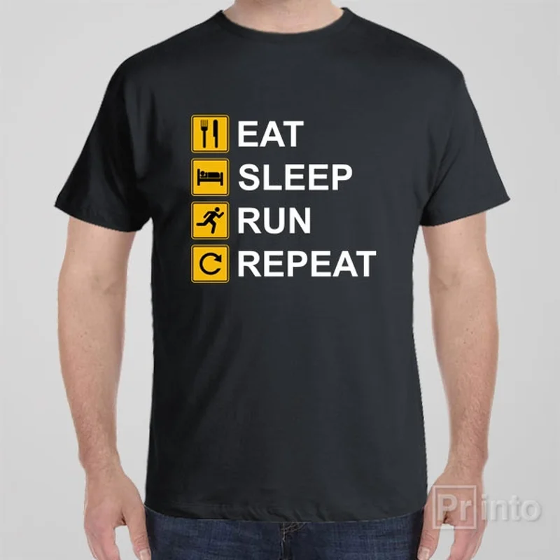 Eat Sleep Run Repeat - T-shirt