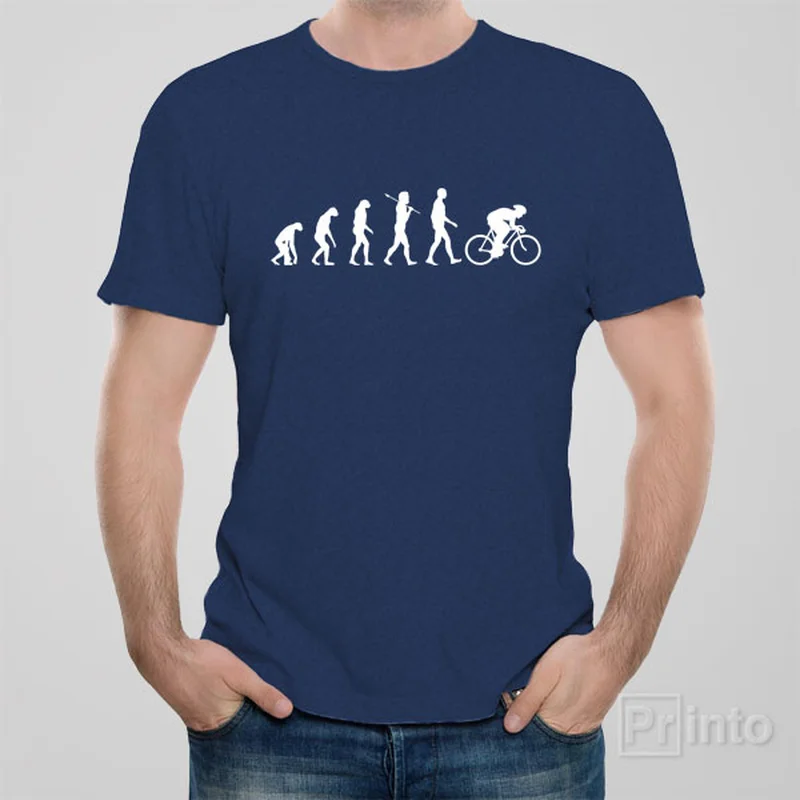 Evolution of Cyclist T-shirt