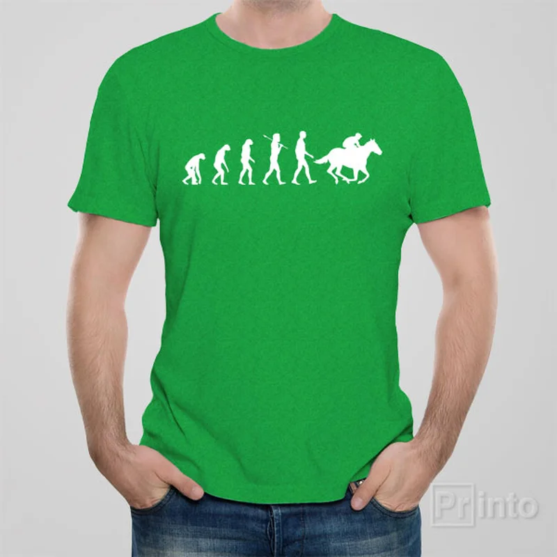 Evolution of Horse riding - T-shirt