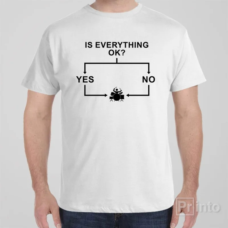 Flowchart (Drums) - T-shirt