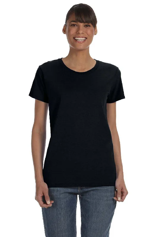 Gildan Womens Short Sleeve Crewneck T-Shirt - Black