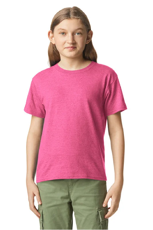 Gildan Youth Softstyle CVC Short Sleeve Crewneck T-Shirt - Pink Lemonade Mist