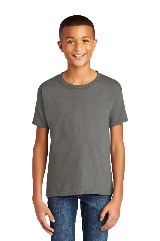 Gildan Youth Softstyle Short Sleeve Crewneck T-Shirt - Charcoal Grey