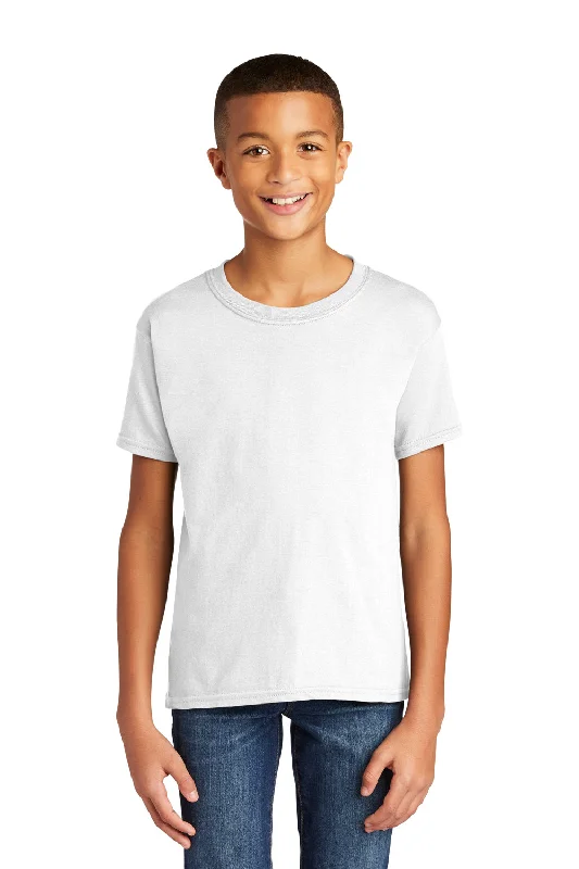 Gildan Youth Softstyle Short Sleeve Crewneck T-Shirt - White