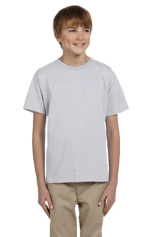 Hanes Youth EcoSmart Short Sleeve Crewneck T-Shirt - Ash Grey