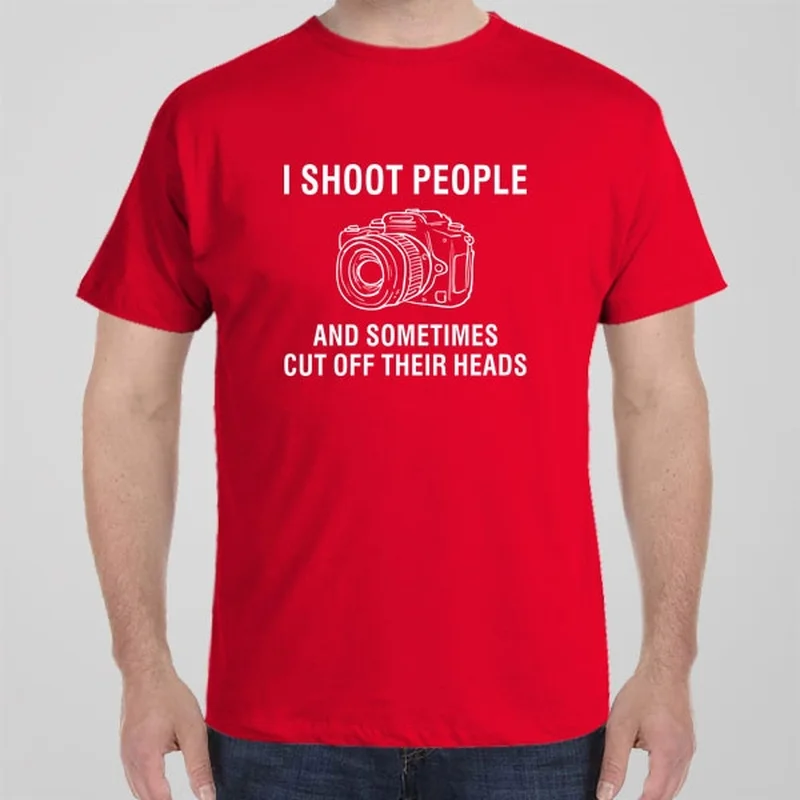 I shoot people - Photographer T-shirt