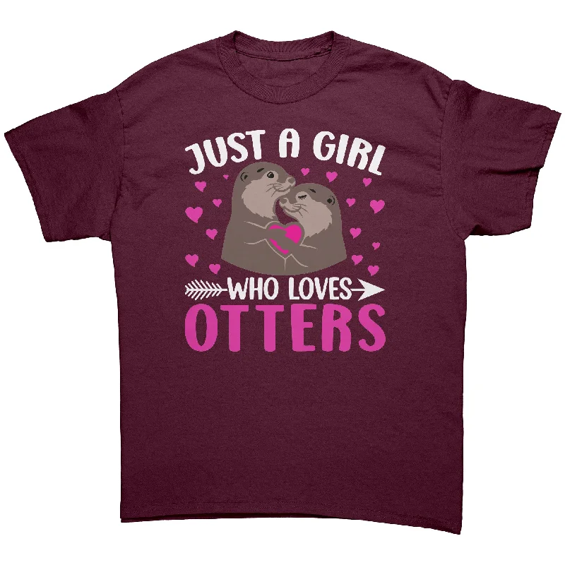 Just a Girl Who Loves Otters Unisex T-Shirt