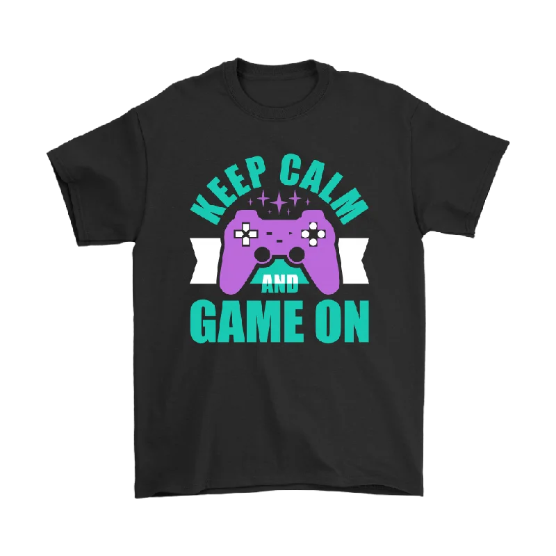 KEEP CALM AND GAME ON Short Sleeve T-Shirt