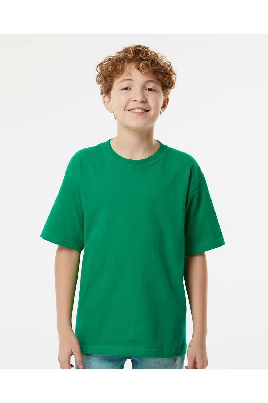 M&O Youth Gold Soft Touch Short Sleeve Crewneck T-Shirt - Fine Kelly Green