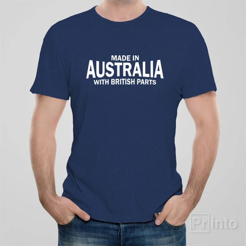 Made in Australia with British parts - T-shirt