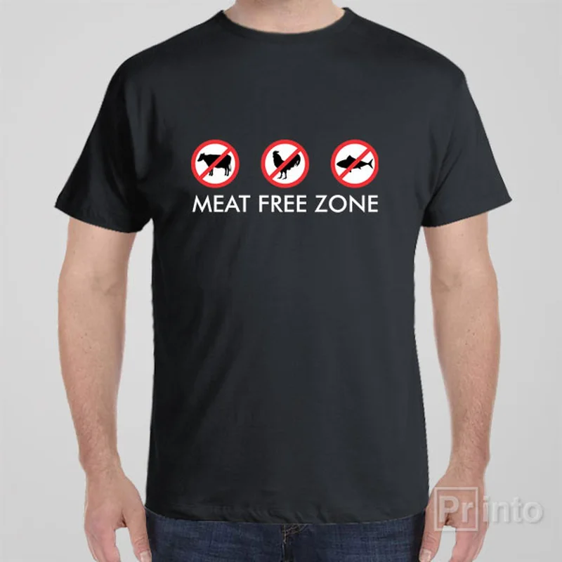 Meat free zone - T-shirt