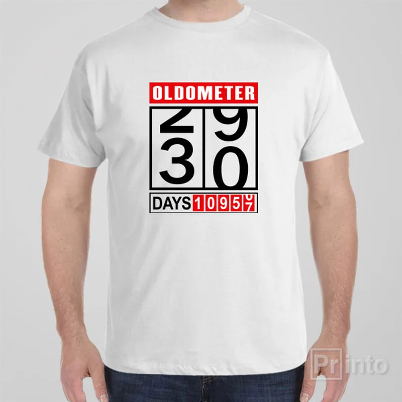 Oldometer 30th birthday - T-shirt