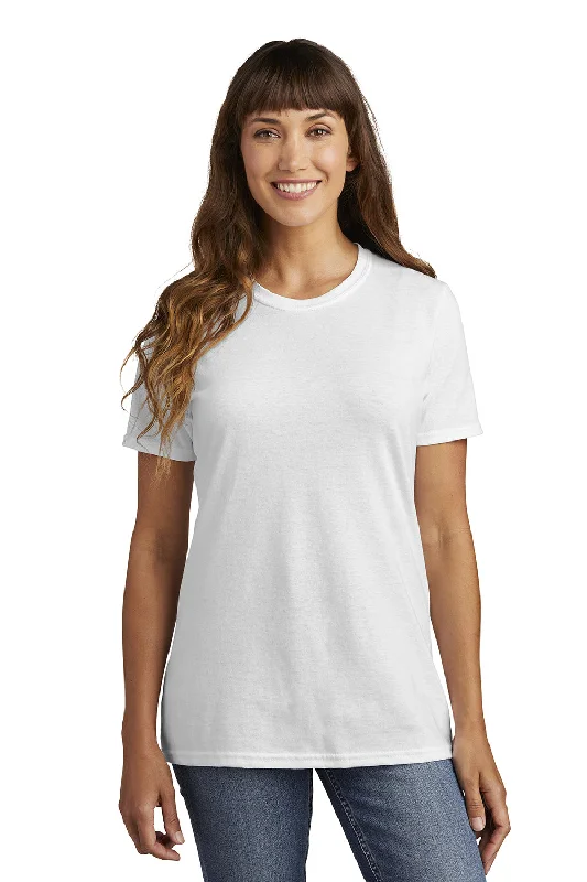 Port & Company Womens Core Short Sleeve Crewneck T-Shirt - White